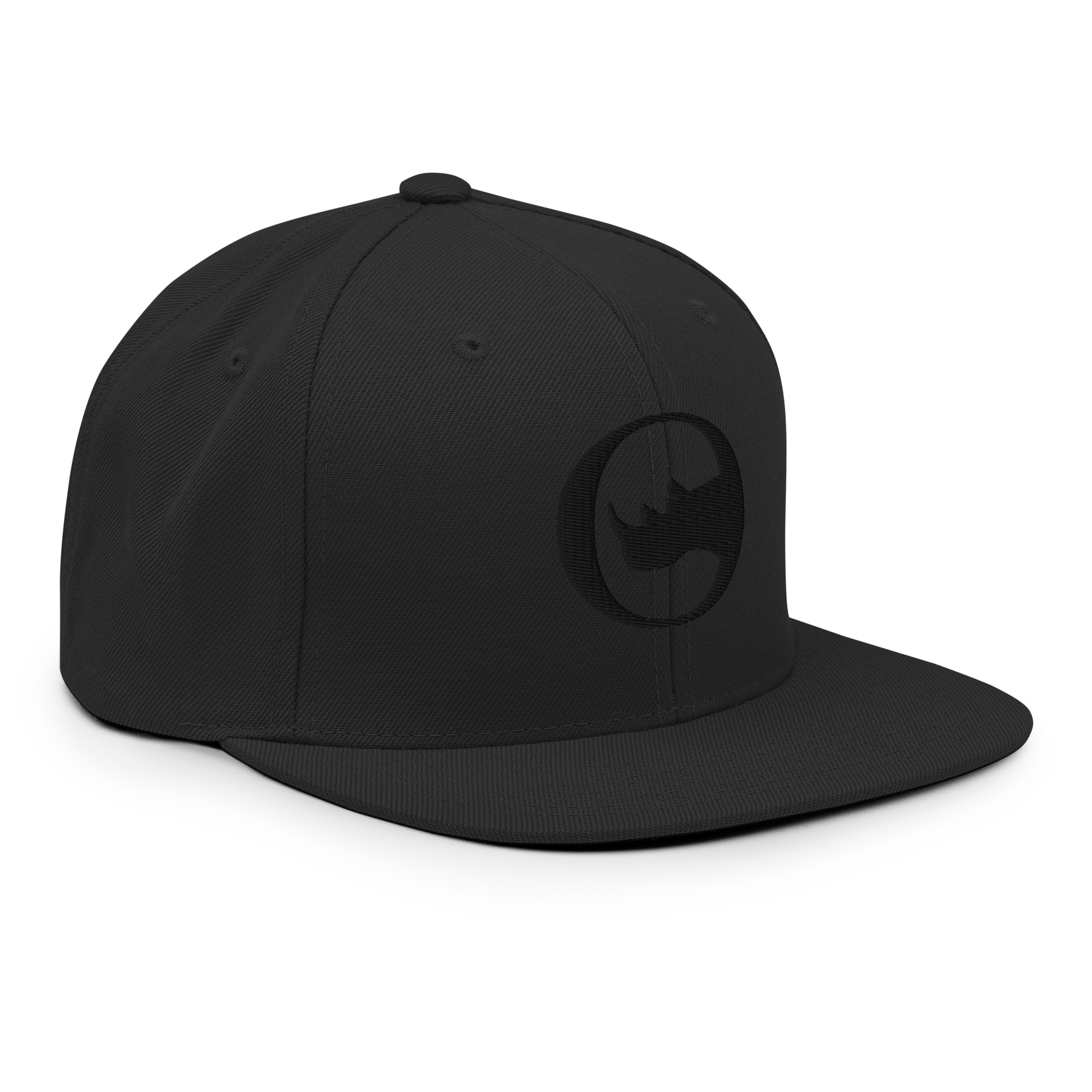 Phantom Black Snapback Hat
