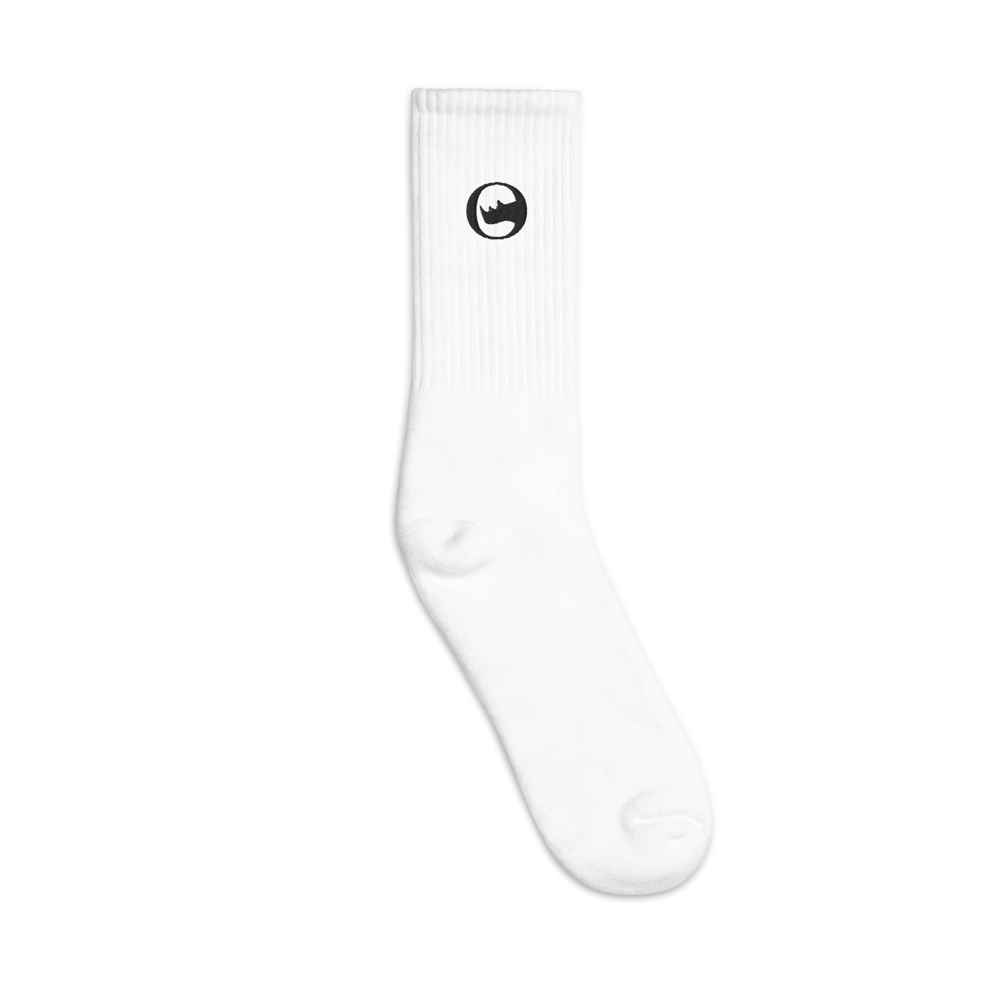 White Crew Socks