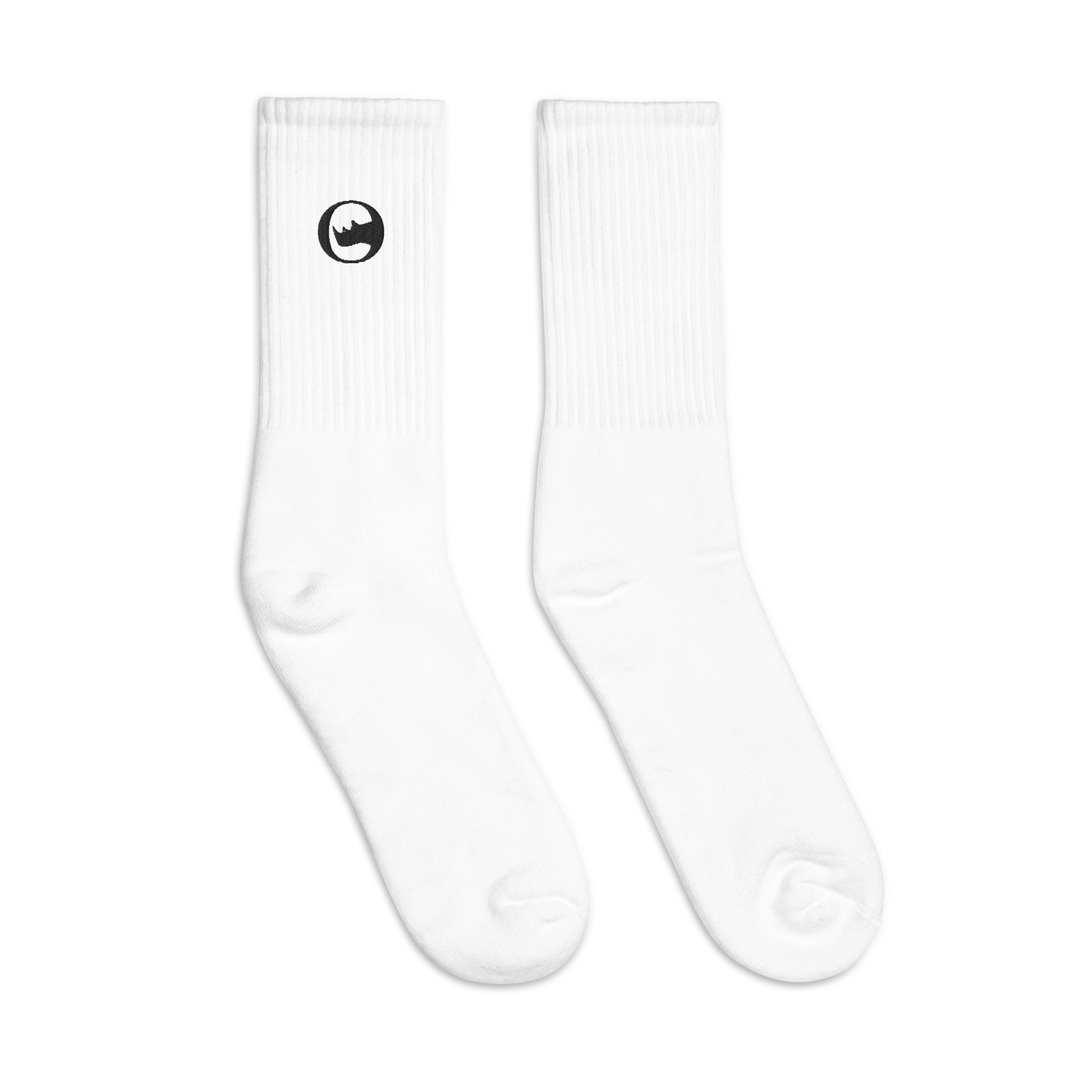 White Crew Socks