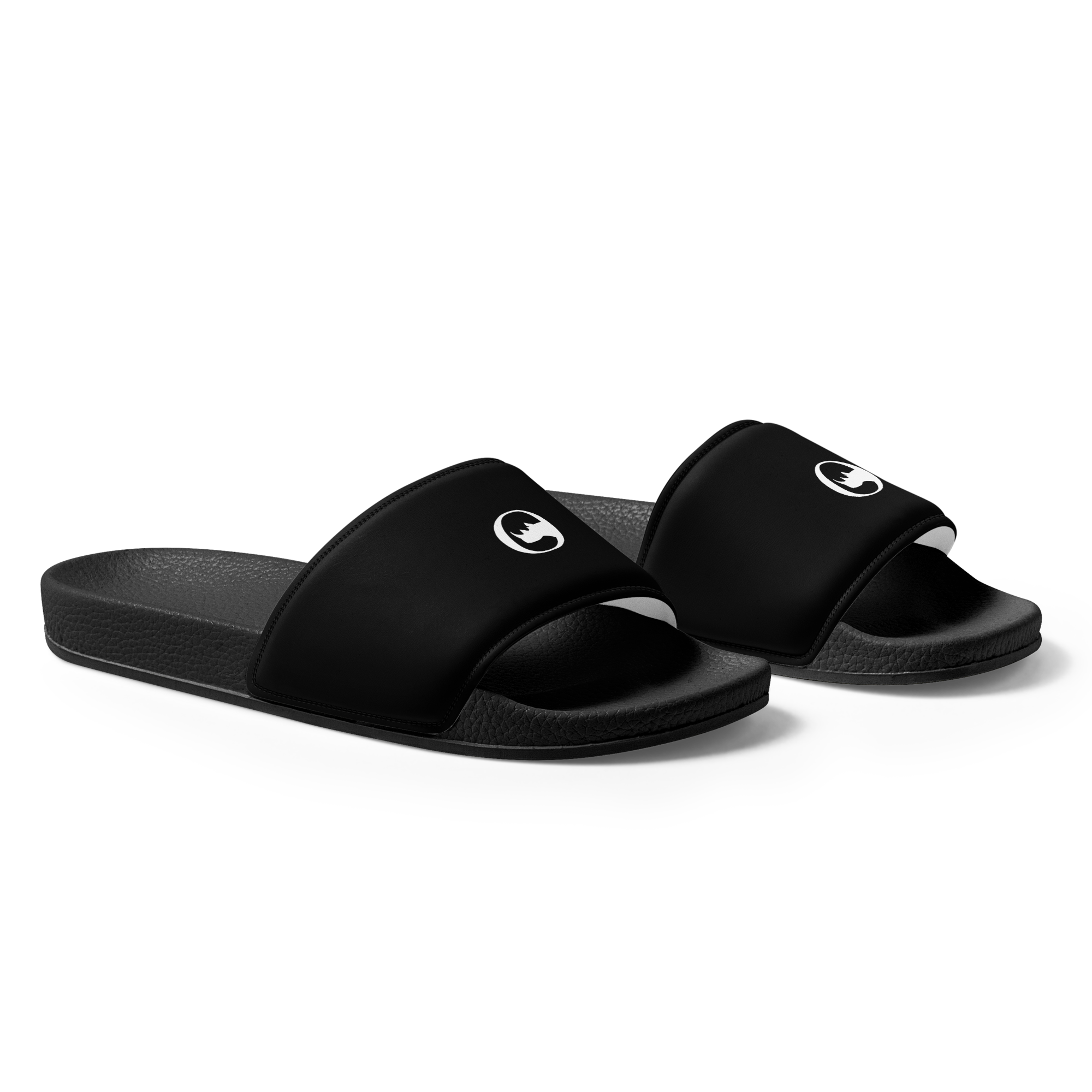 Men's Black Slides