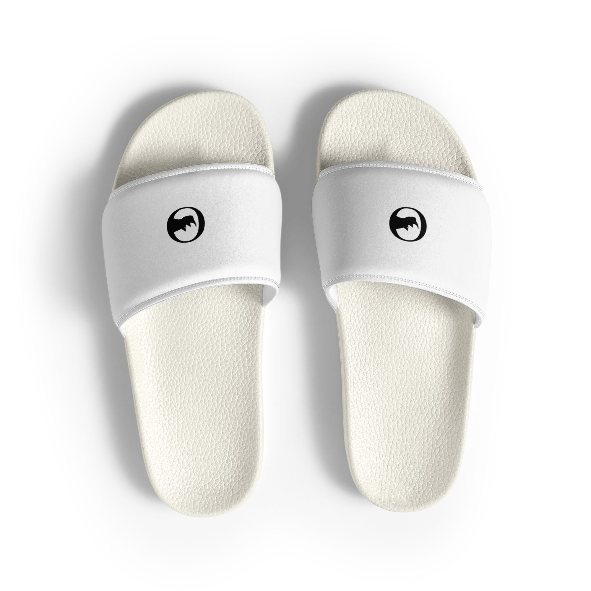 Men's White Slides