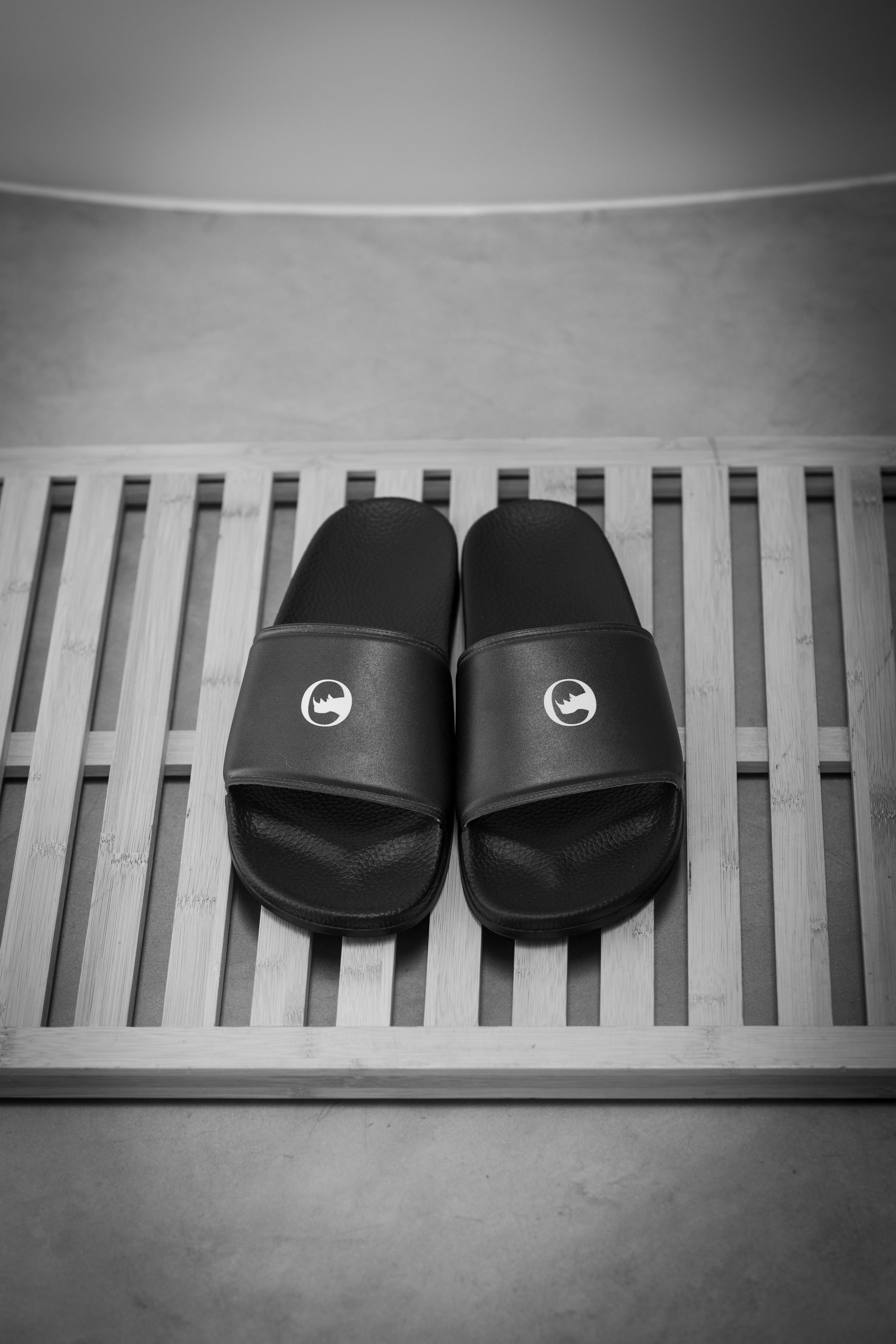 Men's Black Slides
