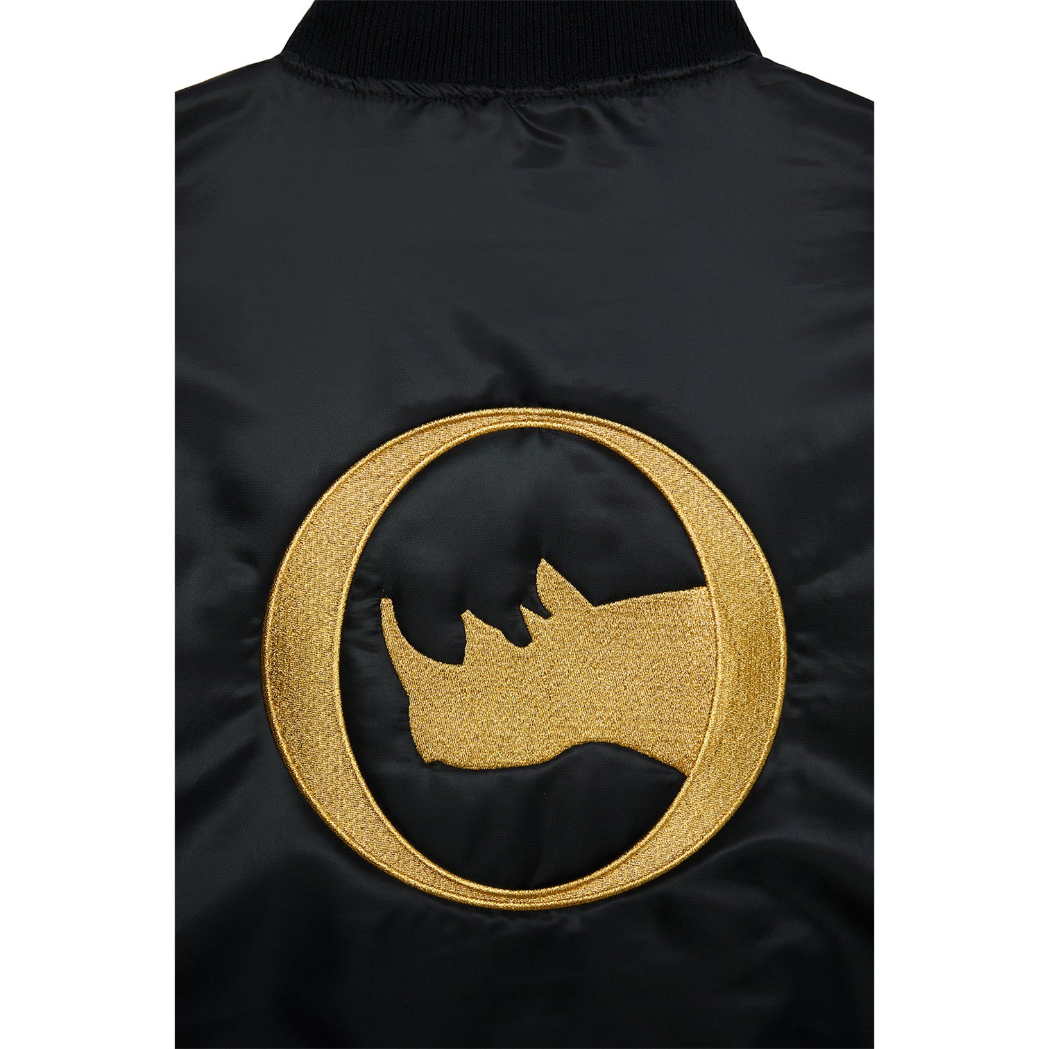 Men's Bomber Jacket With Gold Logo