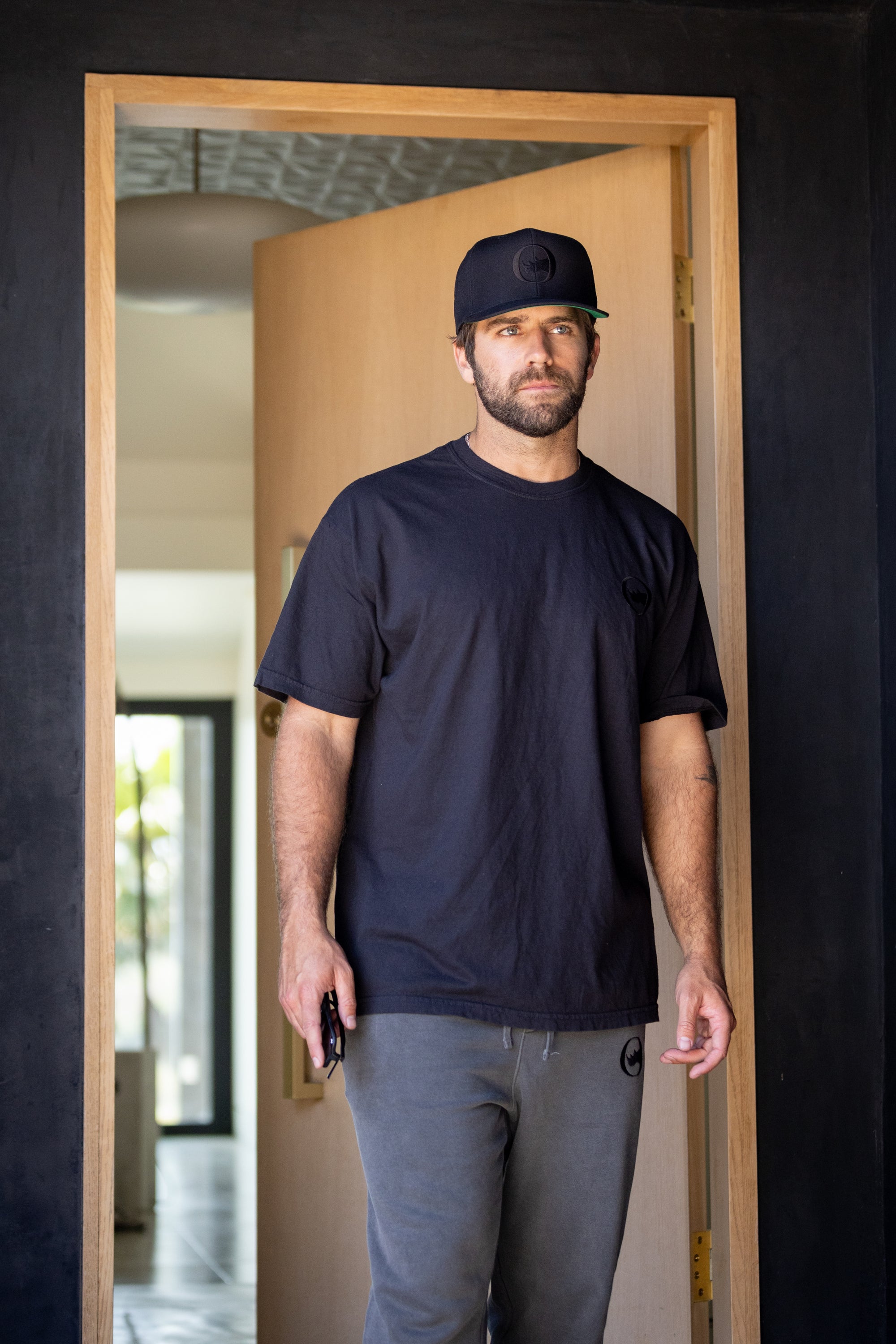 Phantom Black Snapback Hat